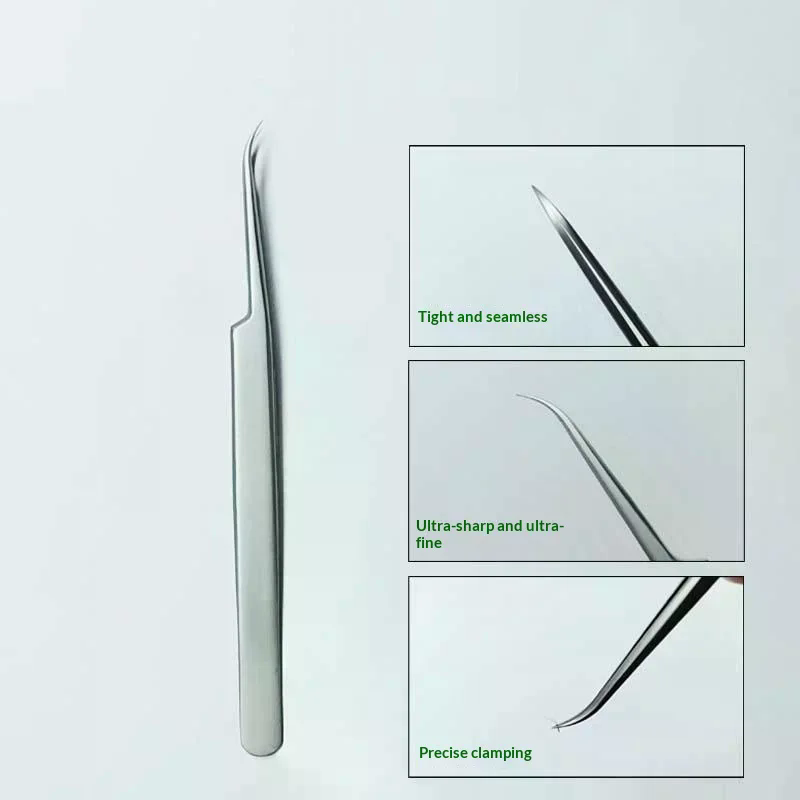 Lash Extension Tweezers - Pinzas de Acero Inoxidable para Cejas