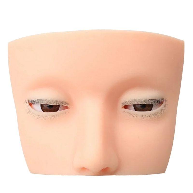 Eyelash Extension Open Eye - Cabeza de maniquí de silicona de
