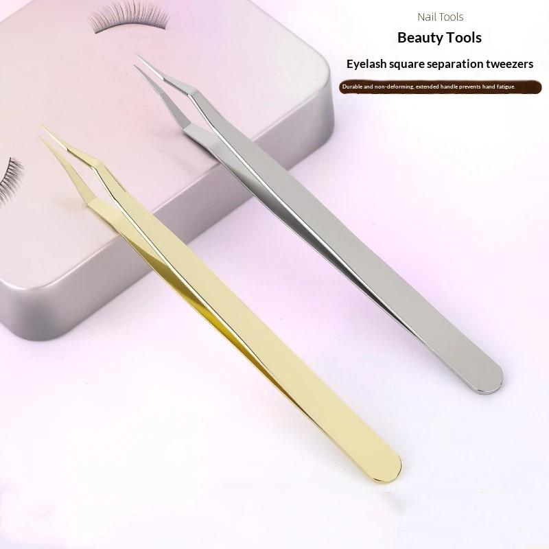 Lash Extension Tweezers - Juego de pinzas de acero inoxidable