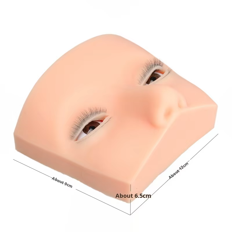 Eyelash Extension Open Eye - Cabeza de maniquí de 4 capas
