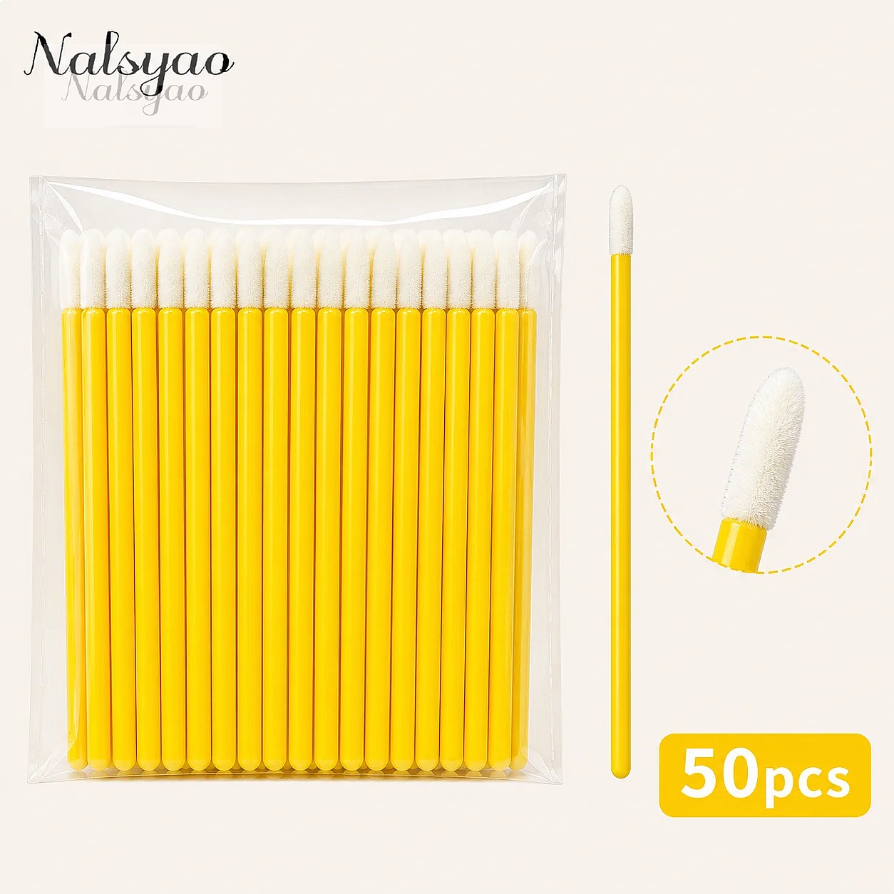 Eyelash Extensions - 50/500 piezas de aplicadores desechables para