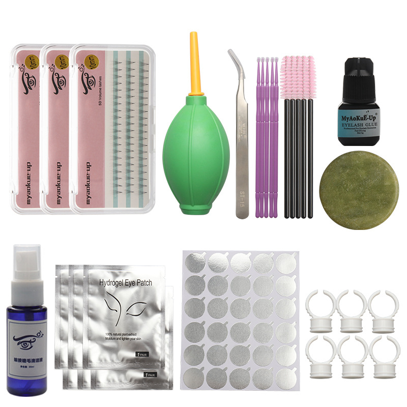 Kit de Extensión de Pestañas D - Eyelash Extension Open Eye reseña y precio