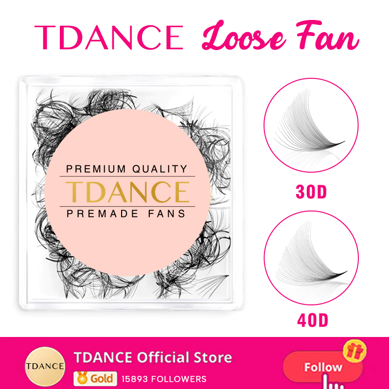 TDANCE 30D/40D ventiladores su - Eyelash Extension Medium reseña y precio