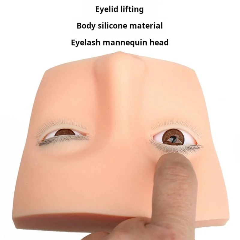 Cabeza de maniquí de silicona  - Eyelash Extension Open Eye reseña y precio