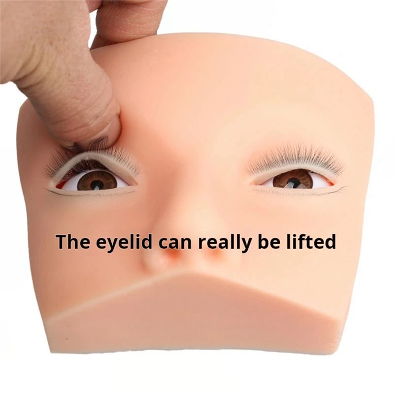 Cabeza de maniquí de silicona  - Eyelash Extension Open Eye reseña y precio