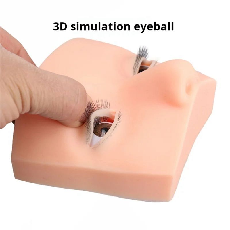 Cabeza de maniquí de silicona  - Eyelash Extension Open Eye reseña y precio