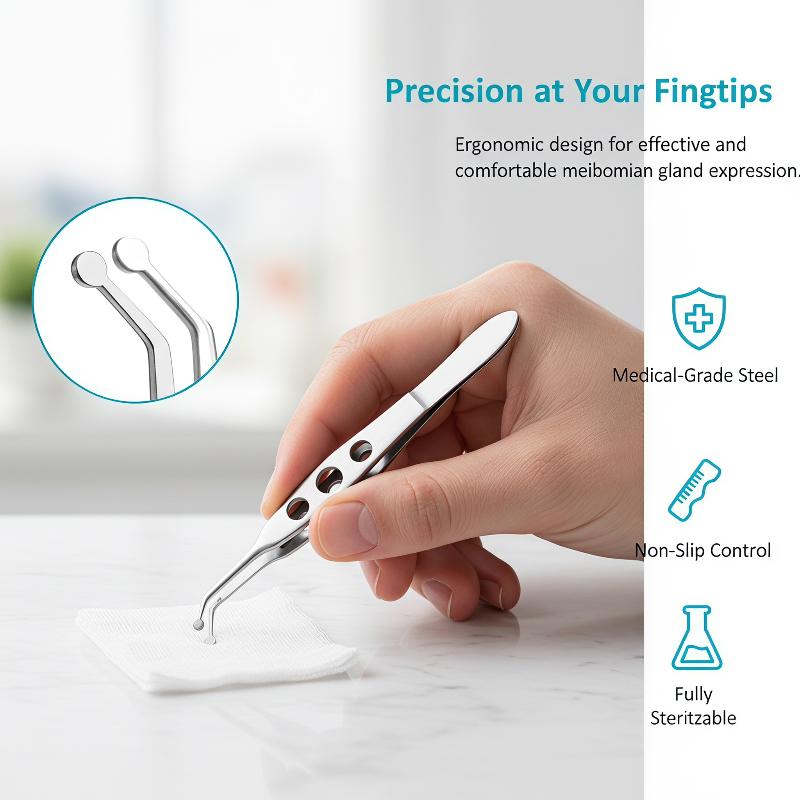Pinzas para Párpados, Compreso - Lash Extension Tweezers reseña y precio