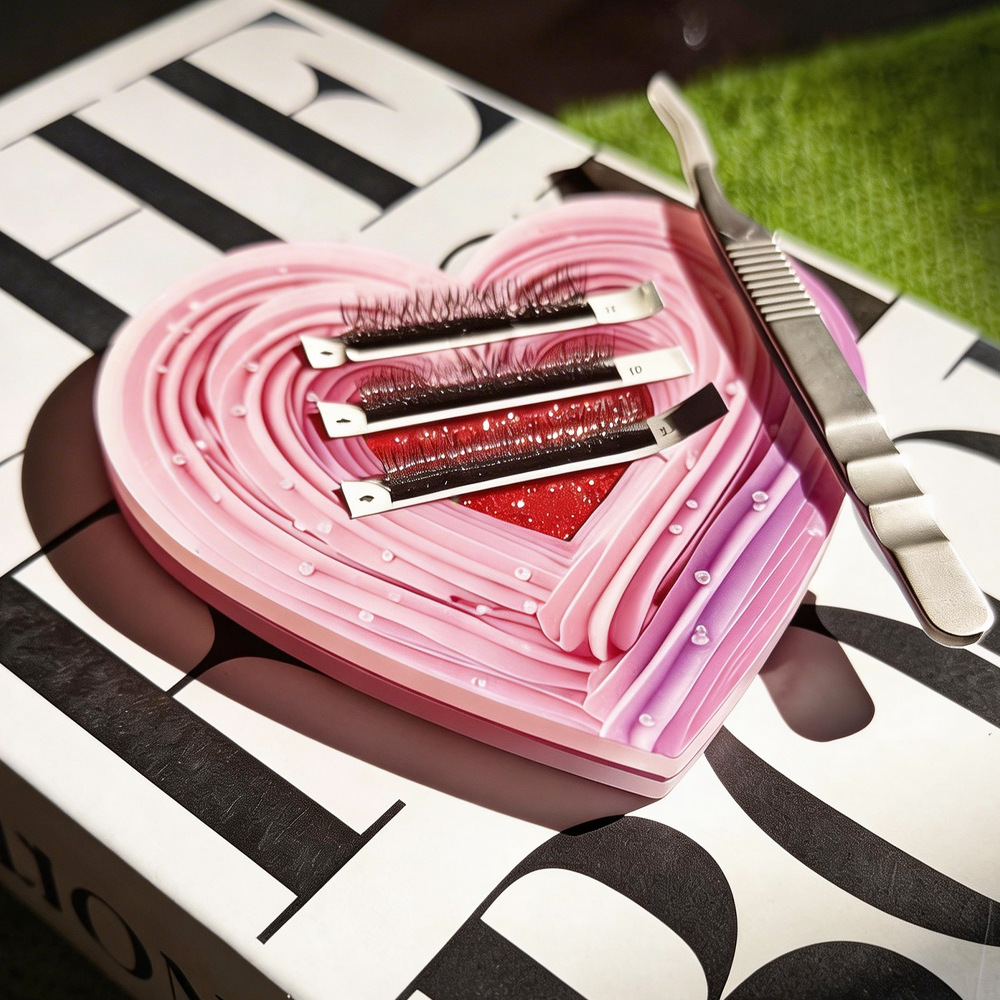 Paleta de Pestañas Acrílica 3D - Lash Extension Tweezers reseña y precio