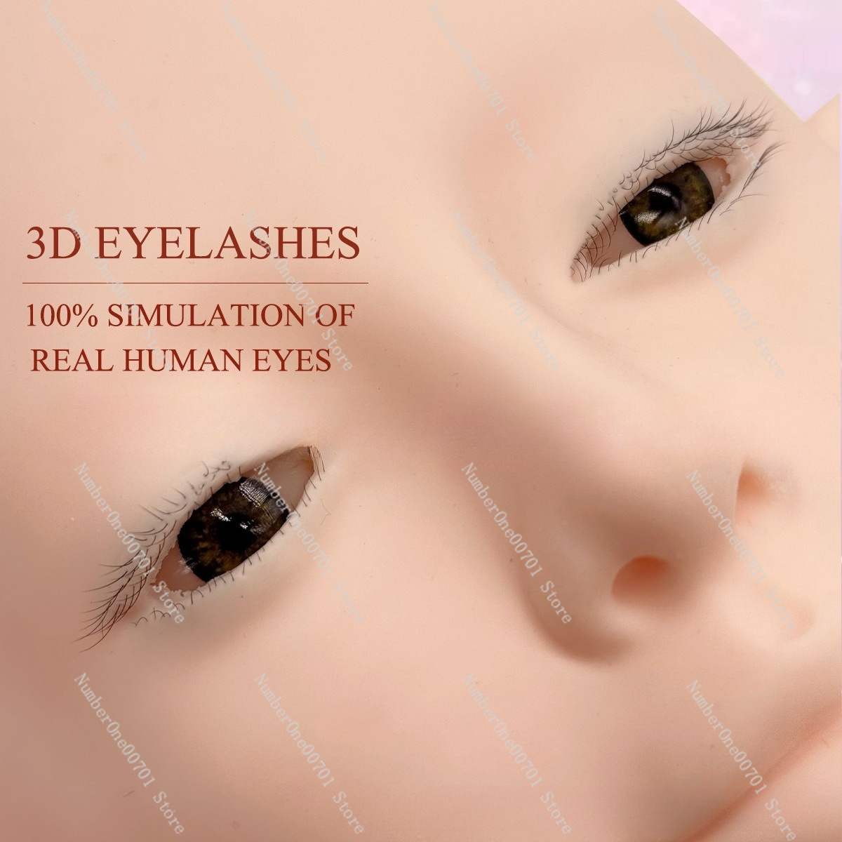 Cabeza de Maniquí de Silicona  - Eyelash Extension Open Eye reseña y precio