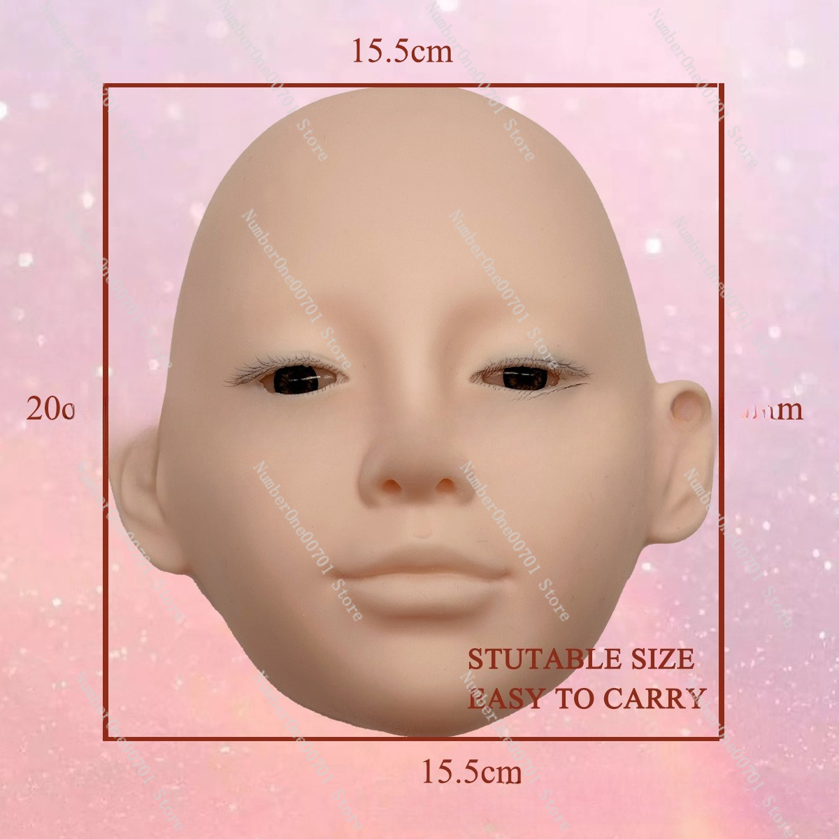 Cabeza de Maniquí de Silicona  - Eyelash Extension Open Eye reseña y precio