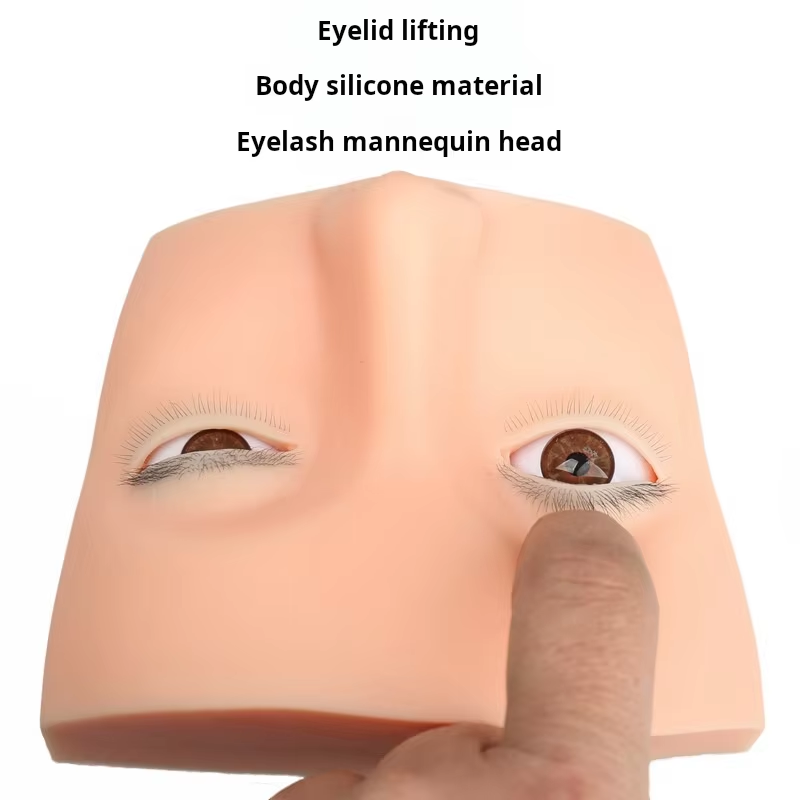 Cabeza de maniquí de 4 capas p - Eyelash Extension Open Eye reseña y precio