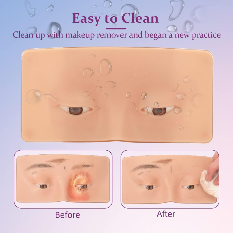 Tablero de Práctica de Maquill - Eyelash Extension Open Eye reseña y precio